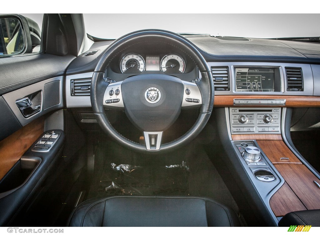 Charcoal/Charcoal Interior 2009 Jaguar XF Luxury Photo #77752275