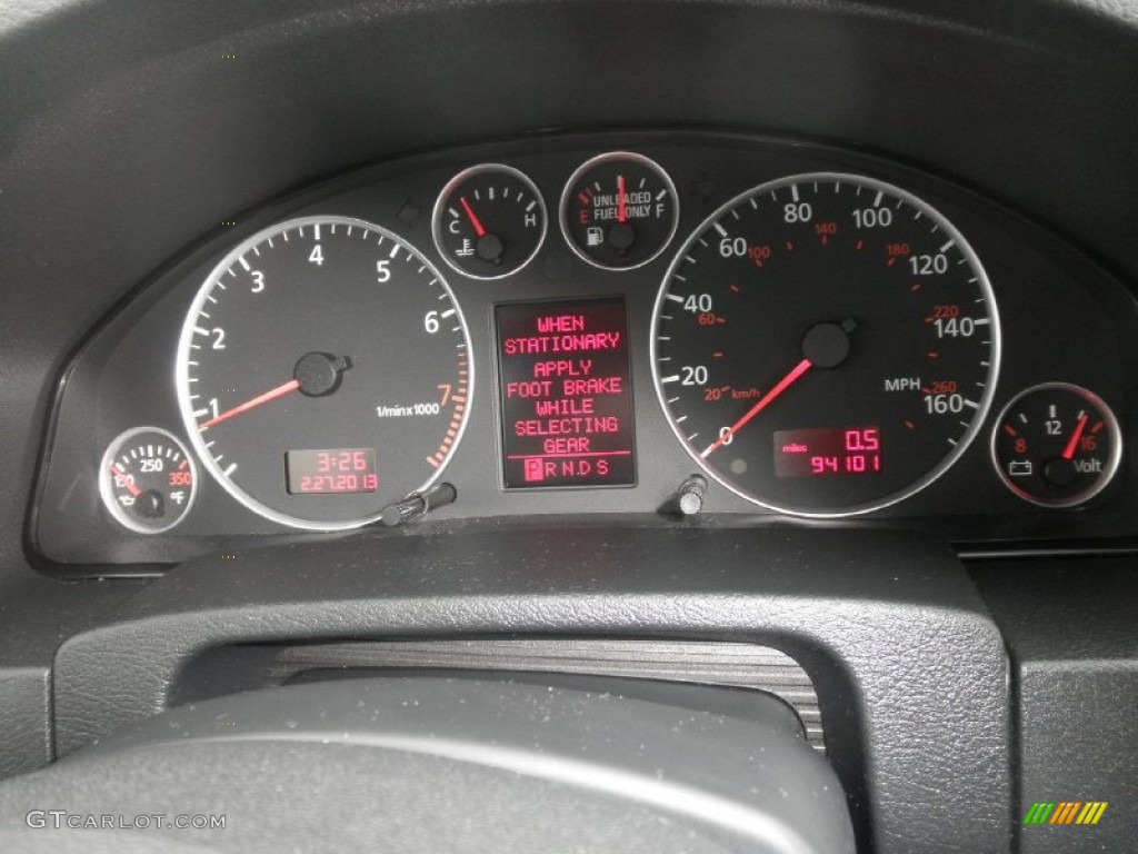 2003 Audi A6 2.7T quattro Sedan Gauges Photos