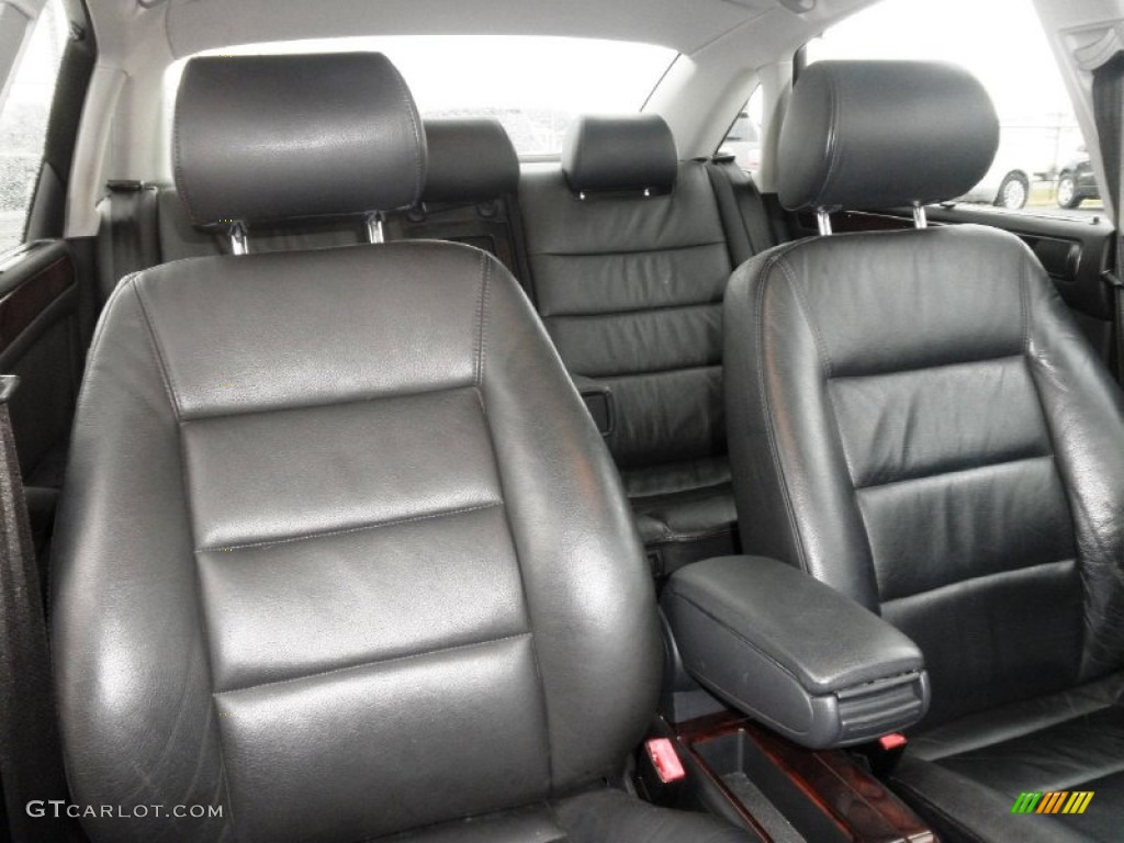Ebony Interior 2003 Audi A6 2.7T quattro Sedan Photo #77752560