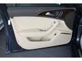 Velvet Beige/Black 2013 Audi A4 2.0T quattro Sedan Door Panel