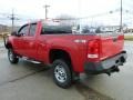 2011 Fire Red GMC Sierra 2500HD Work Truck Extended Cab 4x4  photo #3