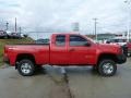 2011 Fire Red GMC Sierra 2500HD Work Truck Extended Cab 4x4  photo #6