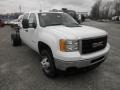 Summit White - Sierra 3500HD Crew Cab Chassis Dually Photo No. 2