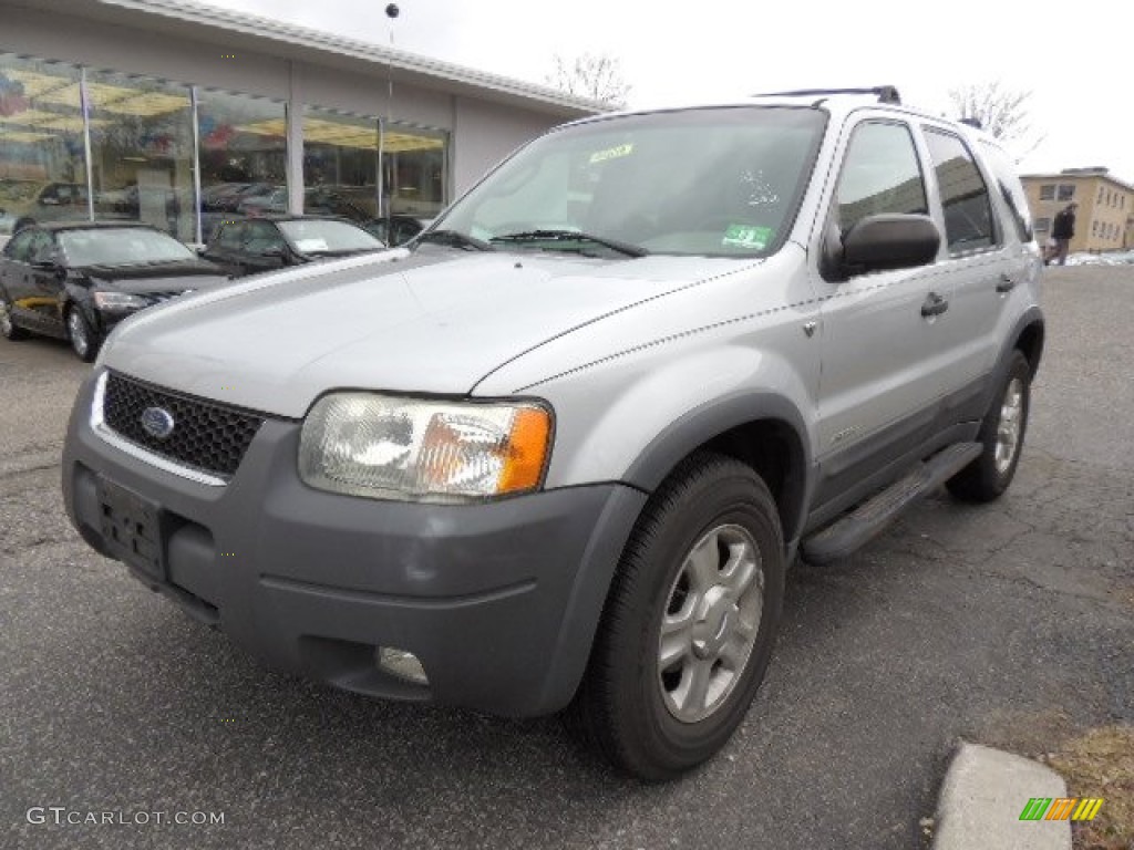 Satin Silver Metallic 2002 Ford Escape XLT V6 4WD Exterior Photo #77754378
