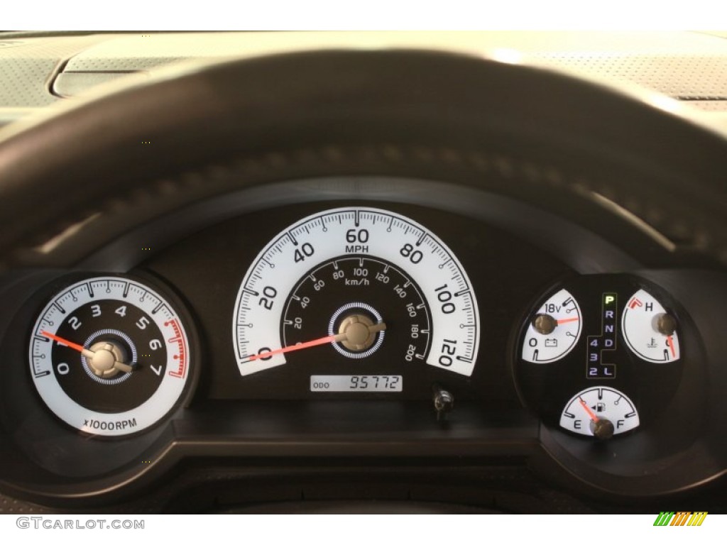 2007 Toyota FJ Cruiser 4WD Gauges Photo #77754485