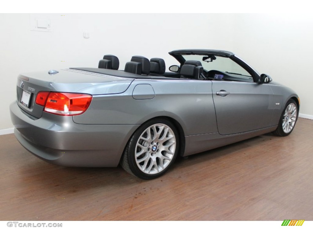 2009 3 Series 328i Convertible - Space Grey Metallic / Black photo #5