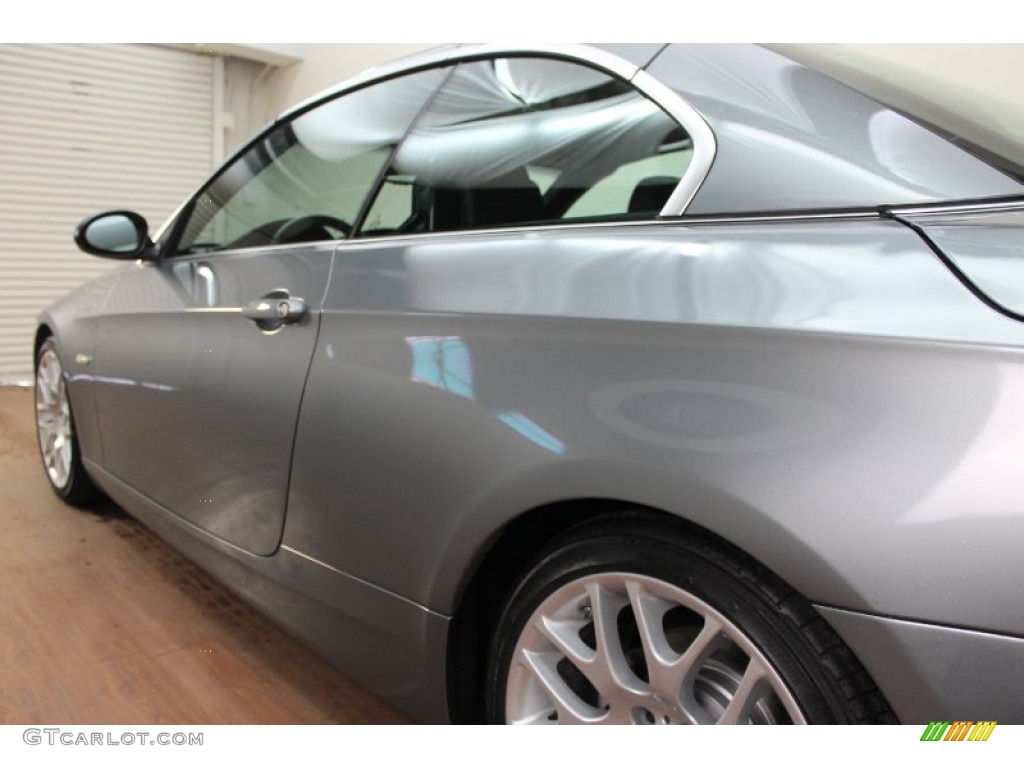 2009 3 Series 328i Convertible - Space Grey Metallic / Black photo #15