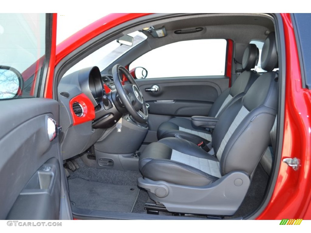 2012 Fiat 500 Sport Front Seat Photo #77755527