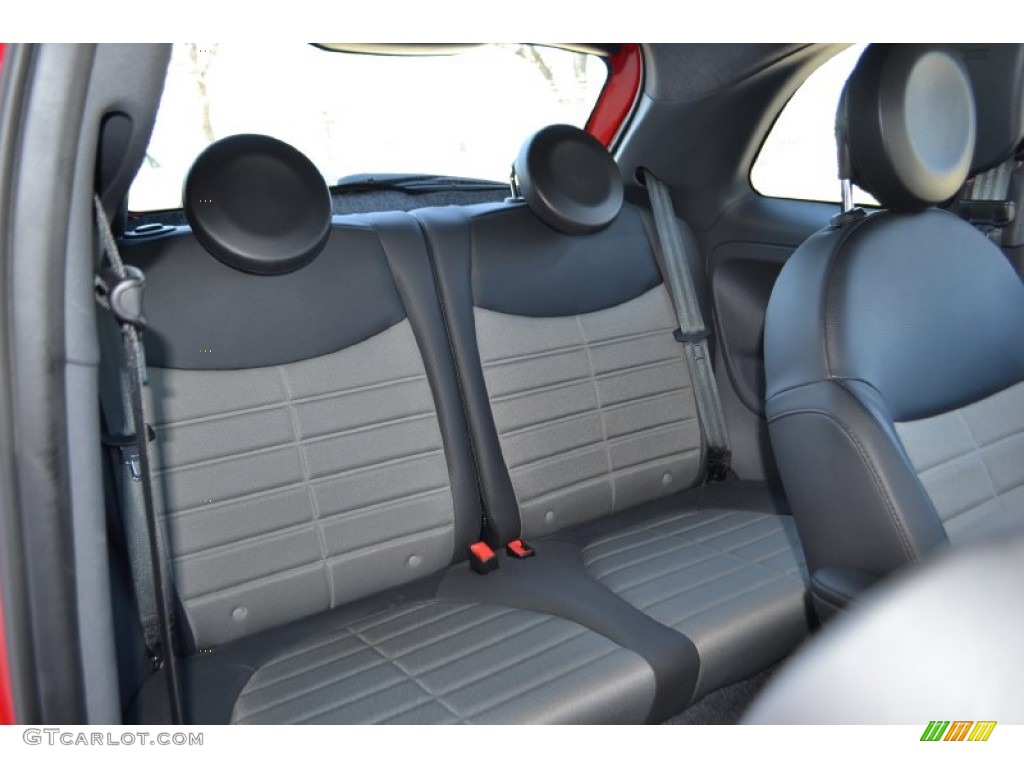 2012 Fiat 500 Sport Rear Seat Photo #77755563