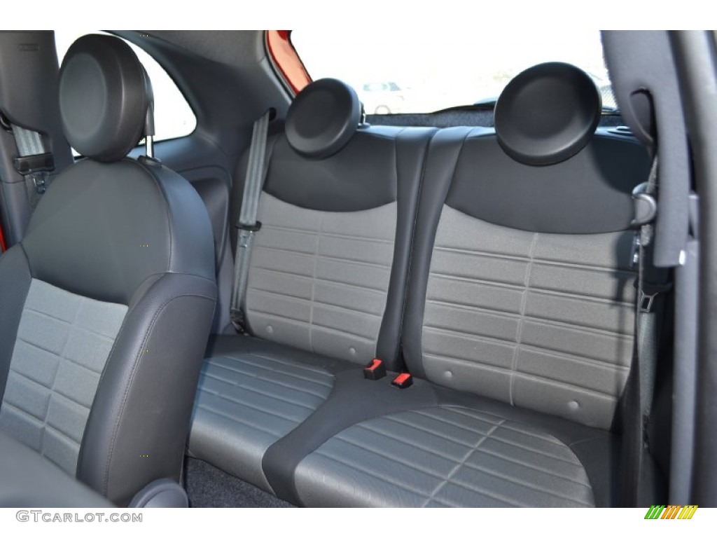 2012 Fiat 500 Sport Rear Seat Photo #77755582