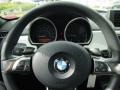 2007 BMW Z4 Black Interior Steering Wheel Photo