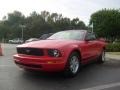 2006 Torch Red Ford Mustang V6 Premium Convertible  photo #7