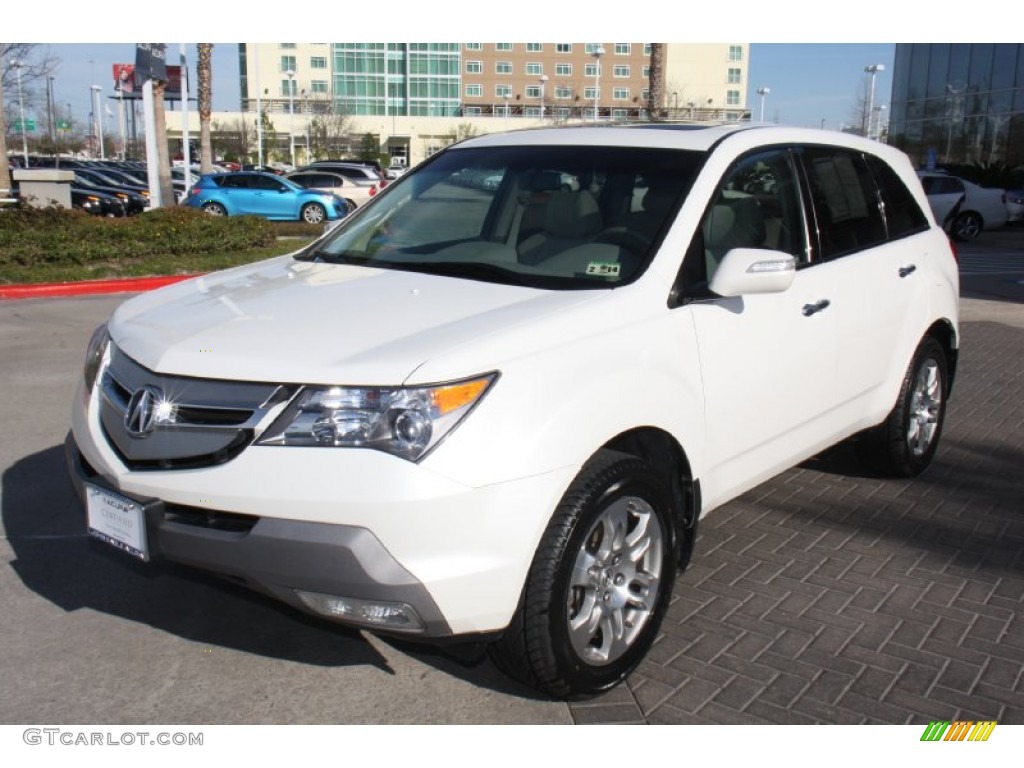 Aspen White Pearl 2009 Acura MDX Technology Exterior Photo #77756966