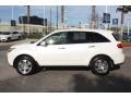 Aspen White Pearl 2009 Acura MDX Technology Exterior