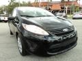 2012 Black Ford Fiesta S Sedan  photo #2