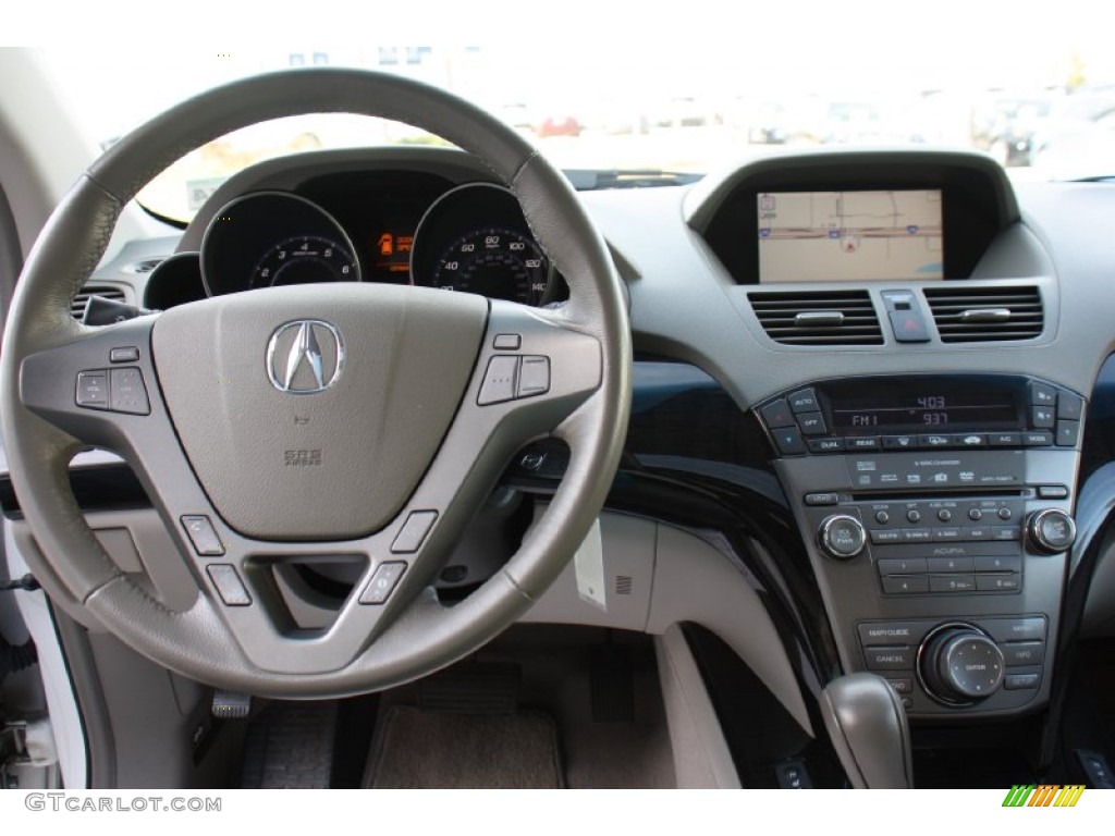 2009 Acura MDX Technology Taupe Dashboard Photo #77757309