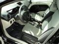 Light Stone/Charcoal Black 2012 Ford Fiesta S Sedan Interior Color