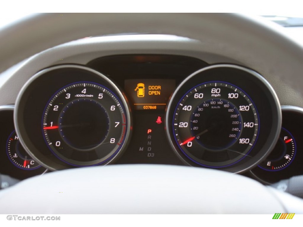 2009 Acura MDX Technology Gauges Photos