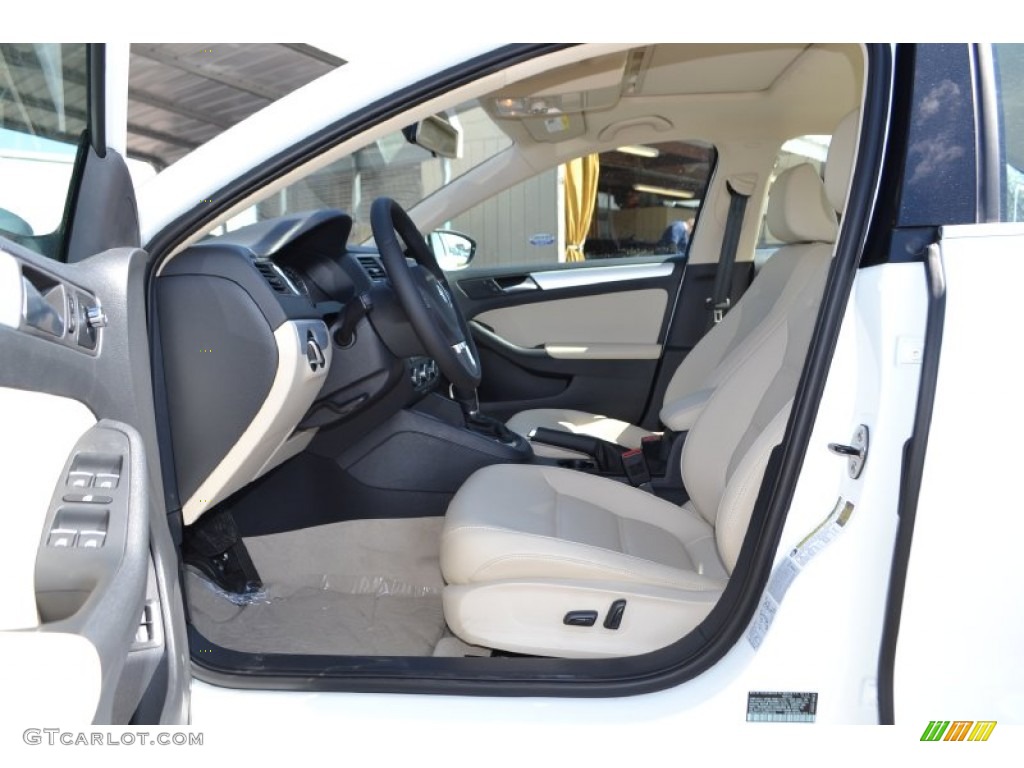 2013 Volkswagen Jetta Hybrid SEL Front Seat Photo #77757477