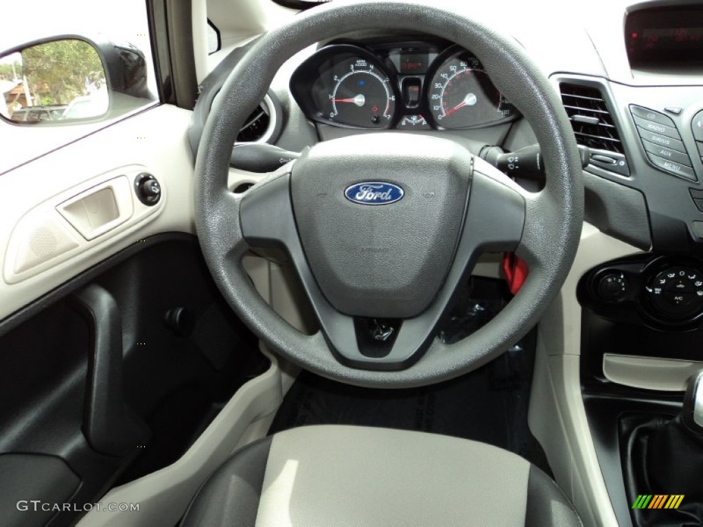 2012 Ford Fiesta S Sedan Steering Wheel Photos