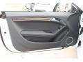 Black 2013 Audi A5 2.0T quattro Coupe Door Panel