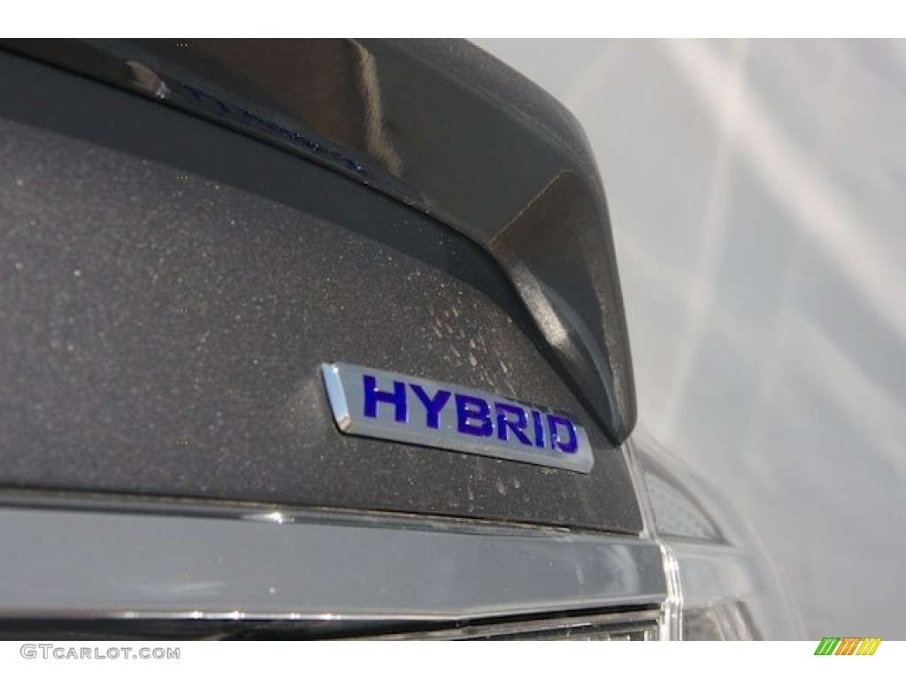 2013 Civic Hybrid Sedan - Polished Metal Metallic / Gray photo #4