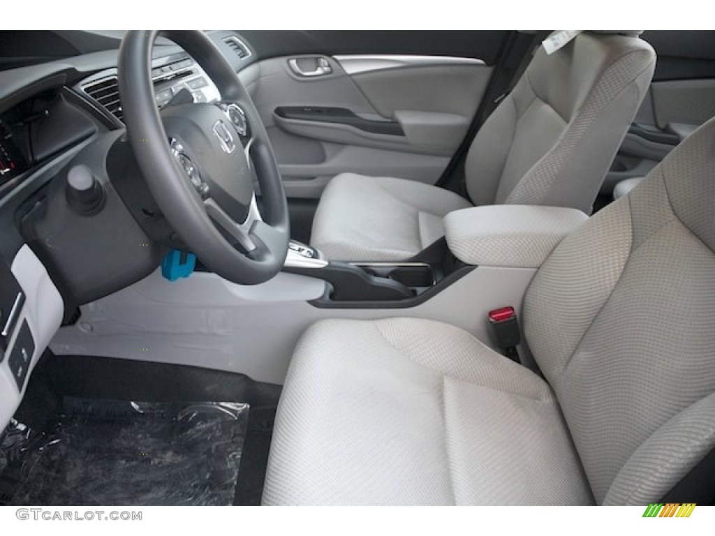 Gray Interior 2013 Honda Civic Hybrid Sedan Photo #77758464