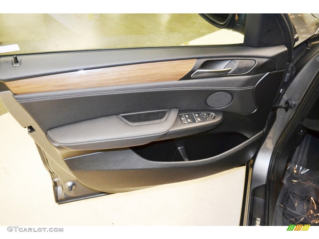 2011 BMW X3 xDrive 28i Black Door Panel Photo #77760014