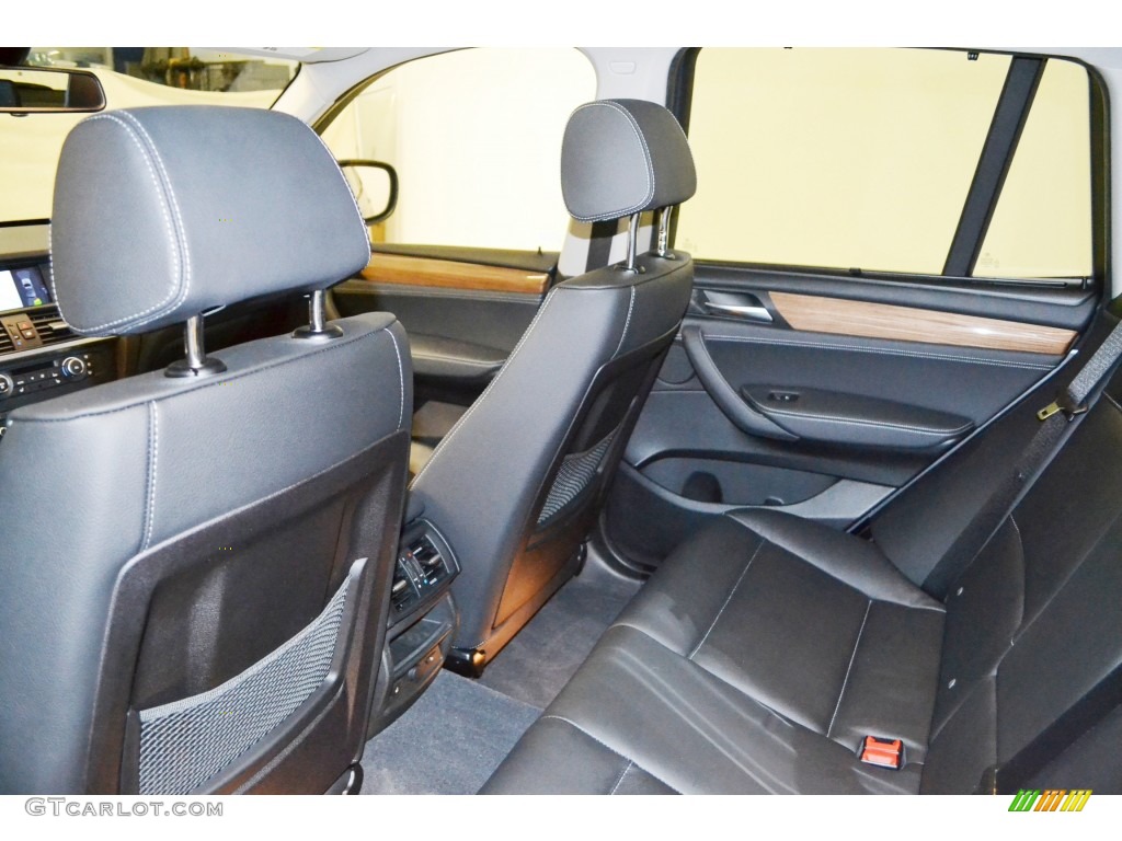 Black Interior 2011 BMW X3 xDrive 28i Photo #77760031