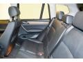 2011 BMW X3 Black Interior Rear Seat Photo