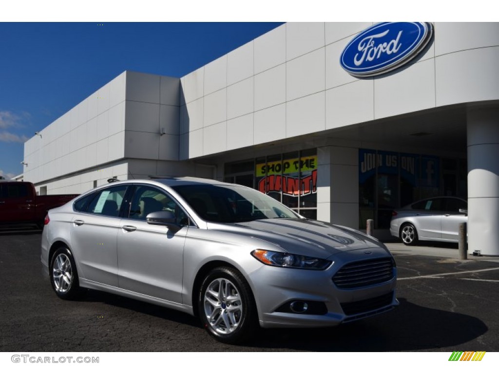 2013 Fusion SE 1.6 EcoBoost - Ingot Silver Metallic / Dune photo #1