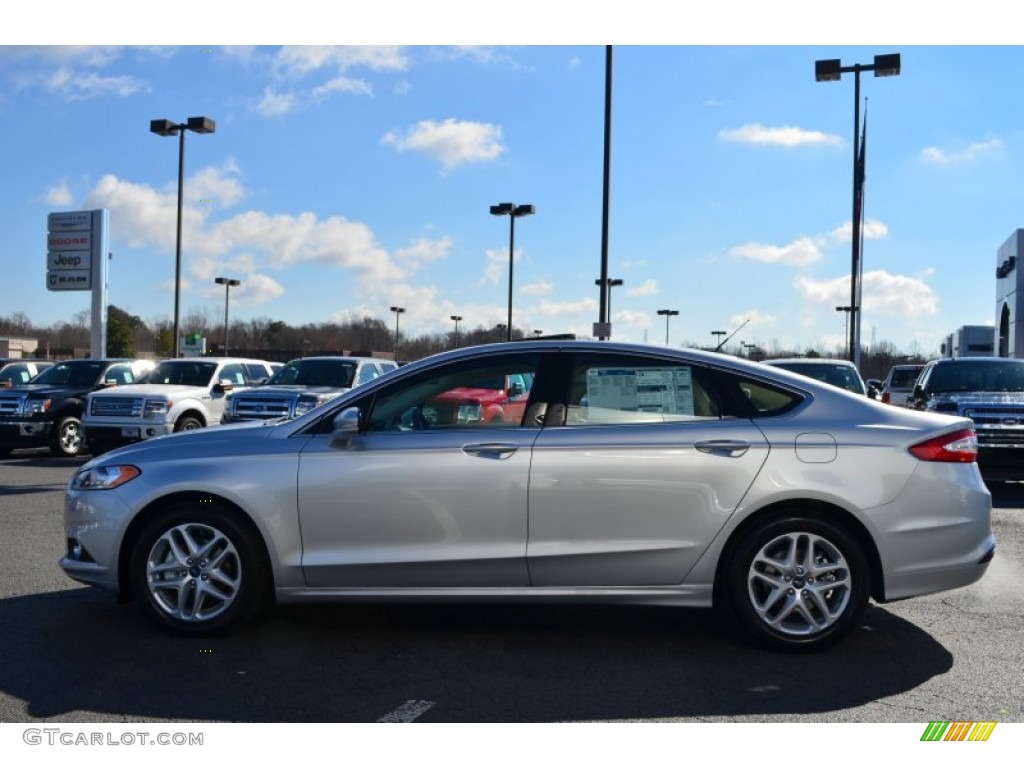 2013 Fusion SE 1.6 EcoBoost - Ingot Silver Metallic / Dune photo #5