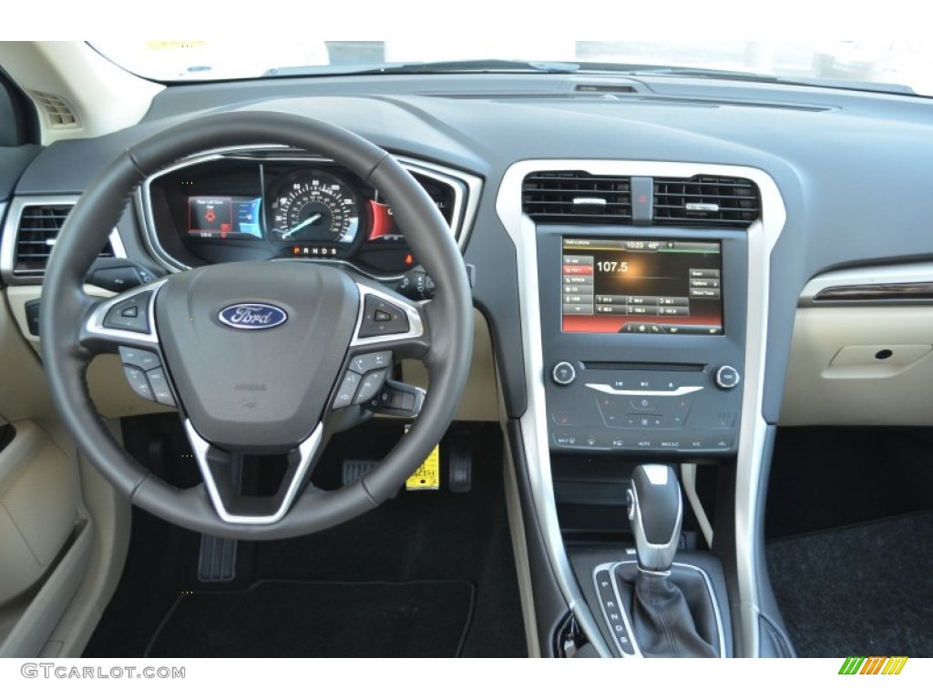 2013 Ford Fusion SE 1.6 EcoBoost Dune Dashboard Photo #77760984