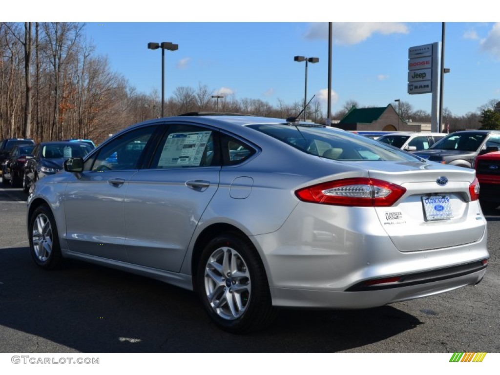 2013 Fusion SE 1.6 EcoBoost - Ingot Silver Metallic / Dune photo #49