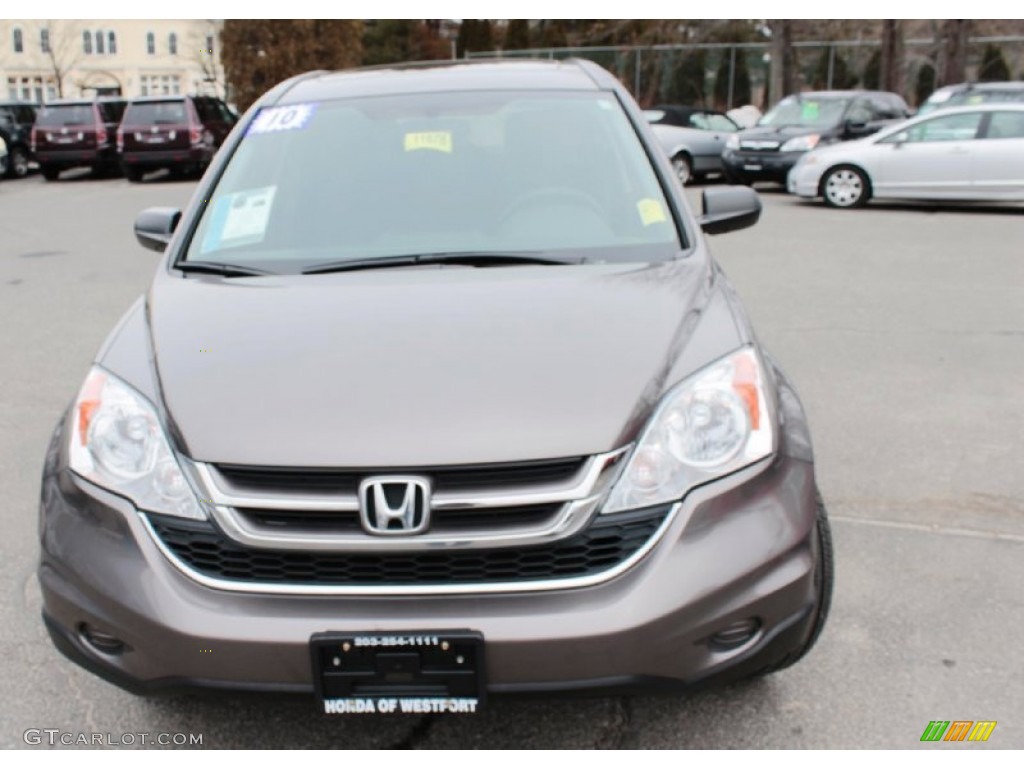 2010 CR-V EX AWD - Urban Titanium Metallic / Black photo #2