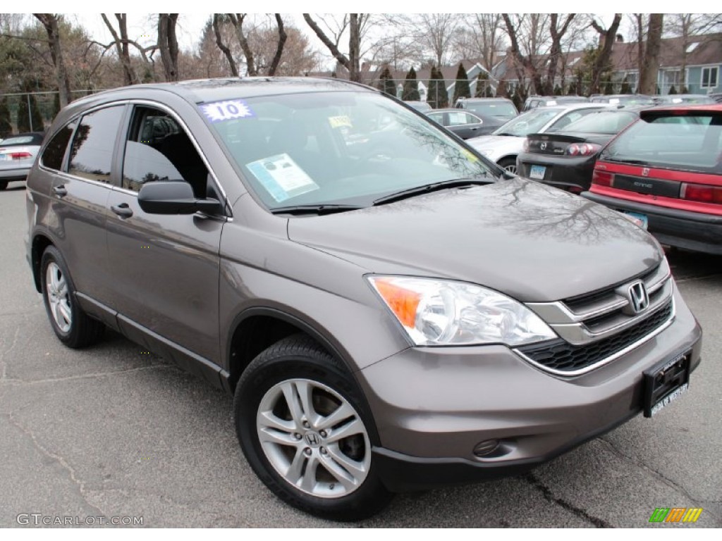 2010 CR-V EX AWD - Urban Titanium Metallic / Black photo #3
