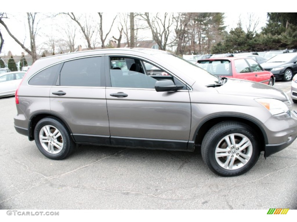 2010 CR-V EX AWD - Urban Titanium Metallic / Black photo #5