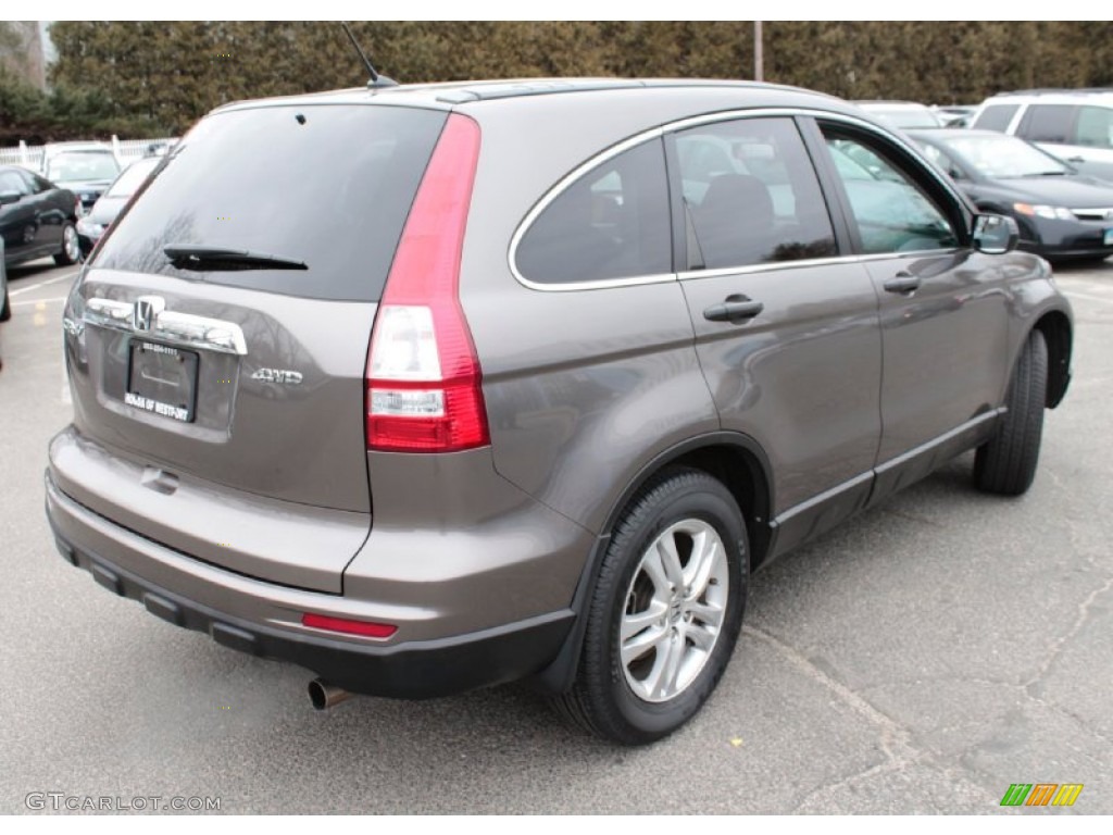 2010 CR-V EX AWD - Urban Titanium Metallic / Black photo #6