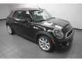 2013 Midnight Black Metallic Mini Cooper S Convertible Highgate Package  photo #7