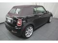 2013 Midnight Black Metallic Mini Cooper S Convertible Highgate Package  photo #9