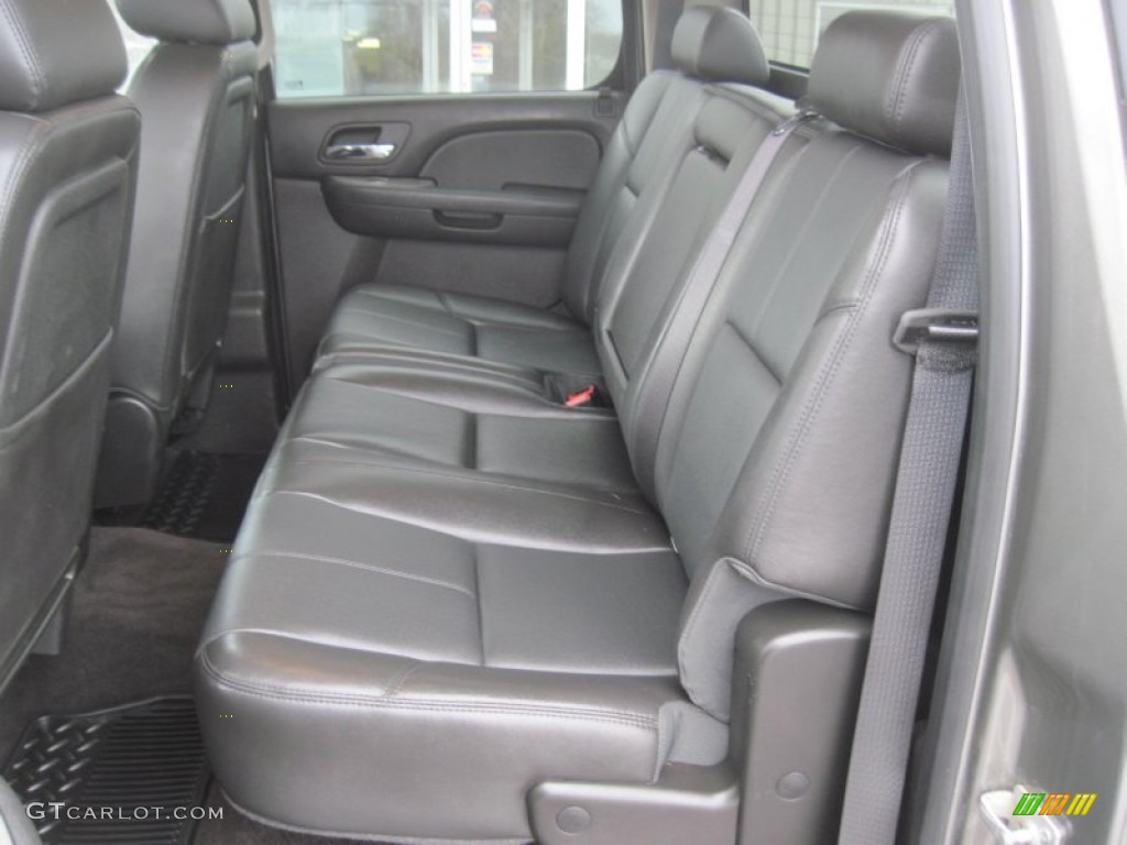 Ebony Interior 2012 Chevrolet Silverado 2500HD LTZ Crew Cab 4x4 Photo #77762526