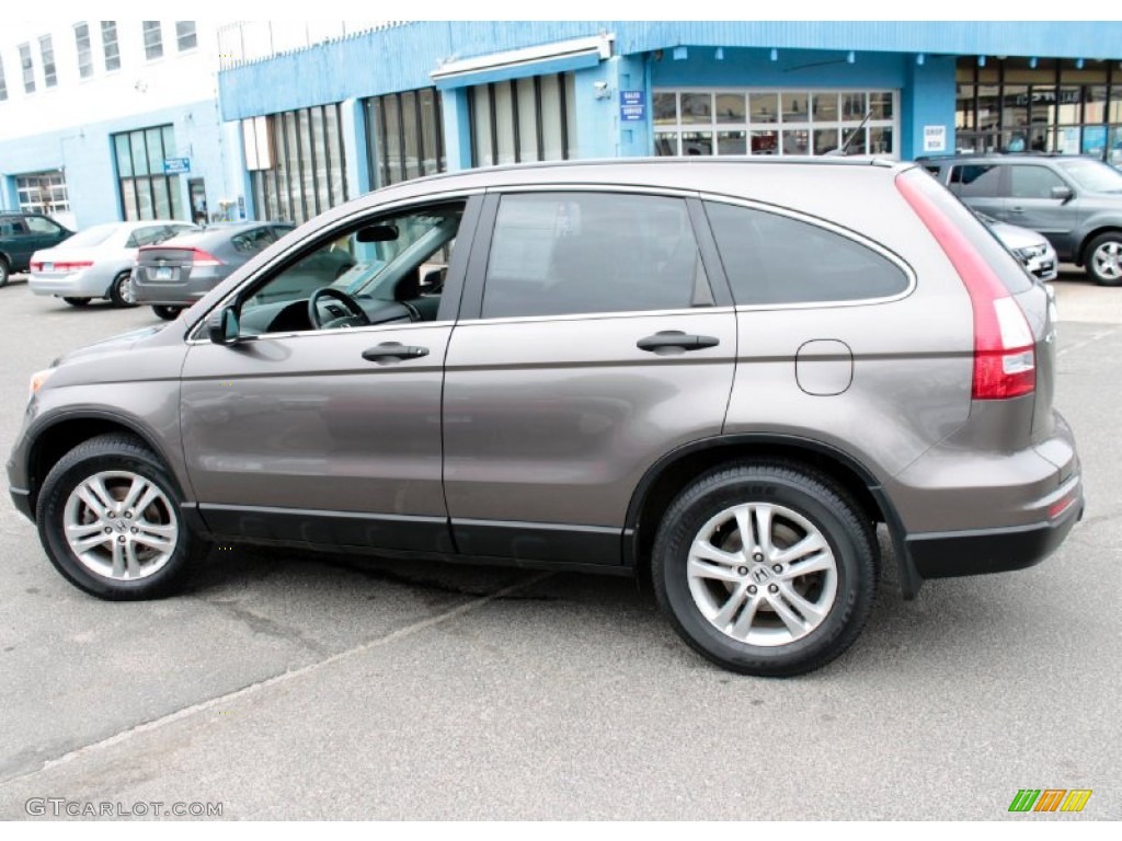 2010 CR-V EX AWD - Urban Titanium Metallic / Black photo #11