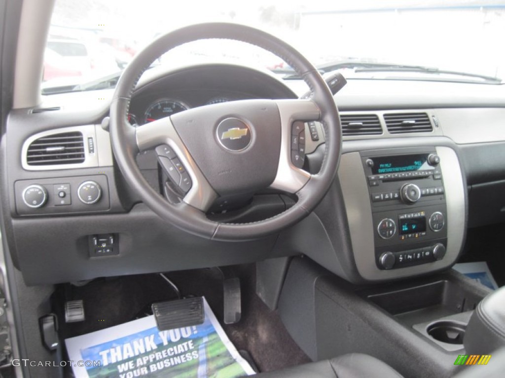 2012 Chevrolet Silverado 2500HD LTZ Crew Cab 4x4 Ebony Dashboard Photo #77762549