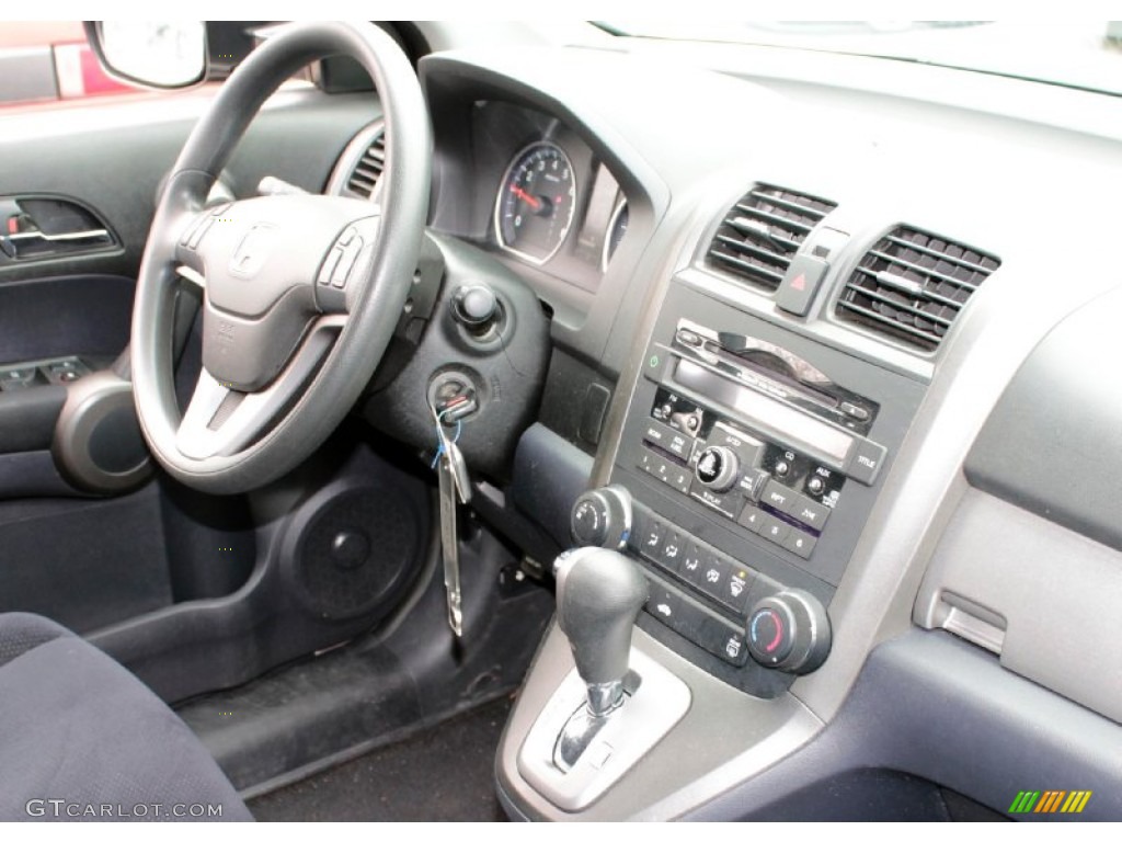 2010 CR-V EX AWD - Urban Titanium Metallic / Black photo #13