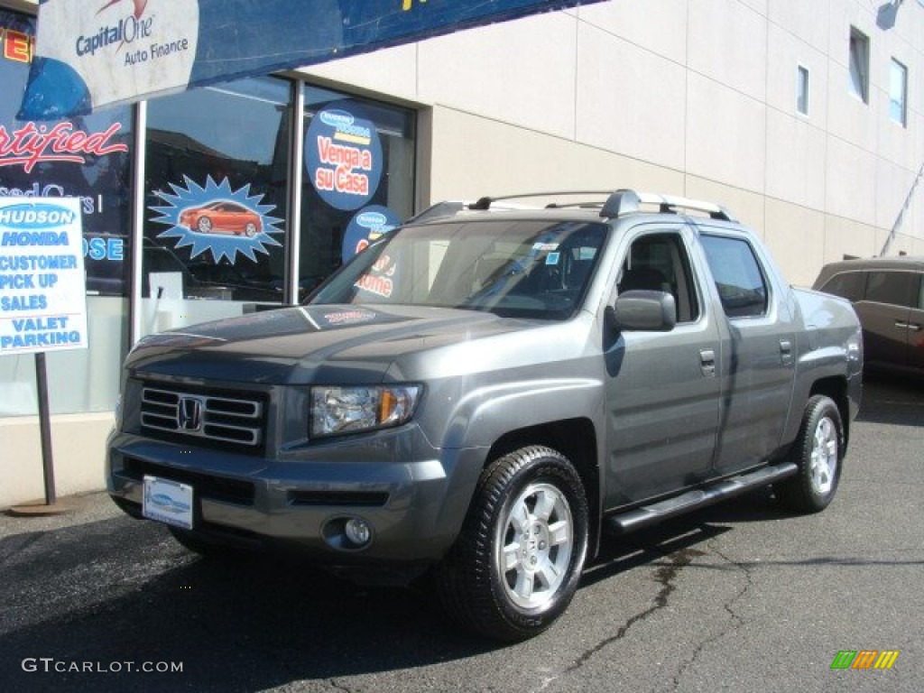 2008 Ridgeline RTS - Nimbus Gray Metallic / Gray photo #1