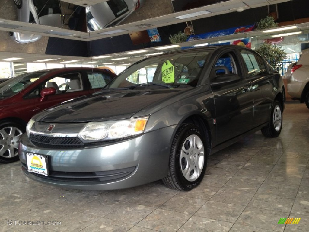 2004 ION 2 Sedan - Storm Grey / Grey photo #1