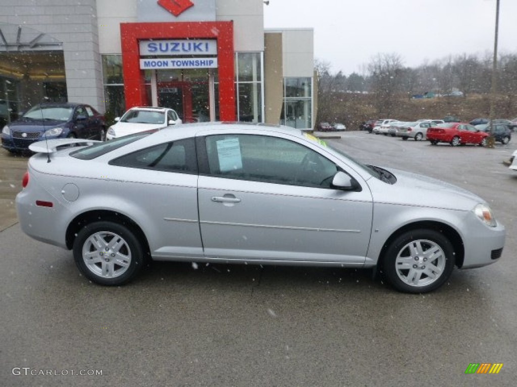 2007 Cobalt LT Coupe - Ultra Silver Metallic / Gray photo #2