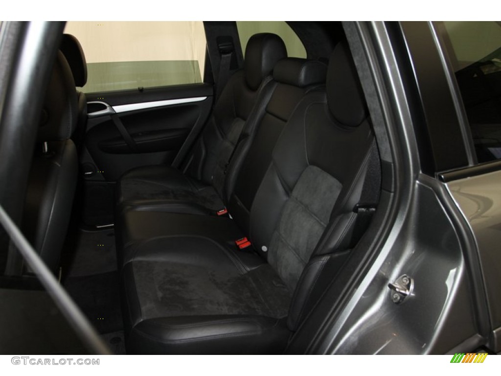Black w/ Alcantara Seat Inlay Interior 2008 Porsche Cayenne GTS Photo #77763433