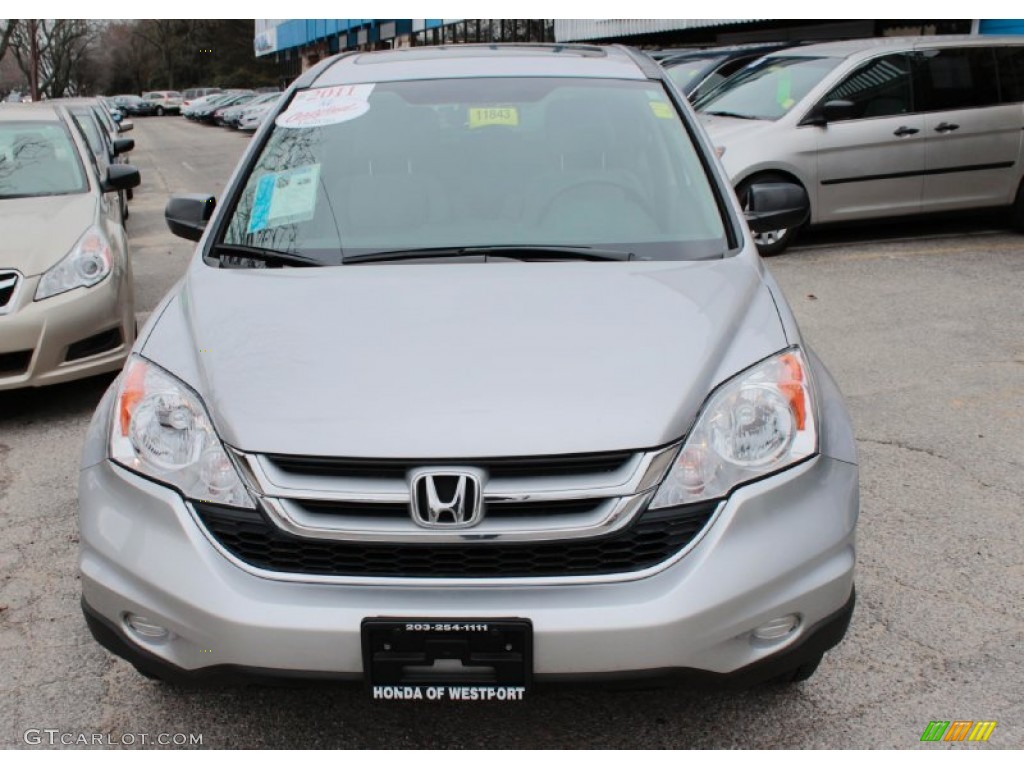 2011 CR-V EX 4WD - Alabaster Silver Metallic / Gray photo #2