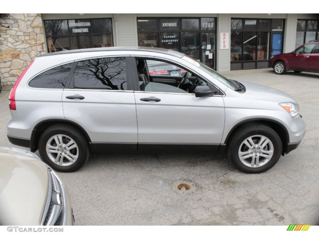 2011 CR-V EX 4WD - Alabaster Silver Metallic / Gray photo #5